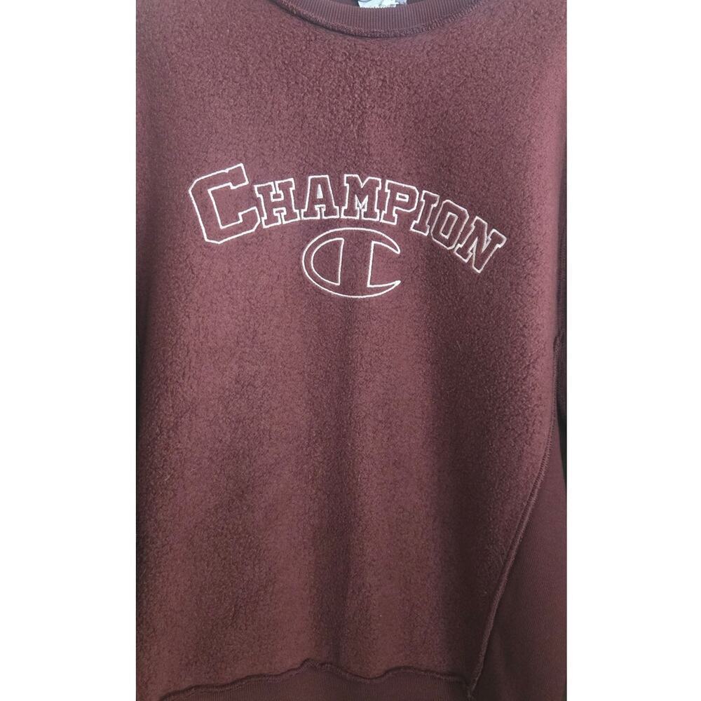 Champion Reverse Weave Unisex Long Sleeve Sweatshirt Vintage Size Small - Picture 3 of 6